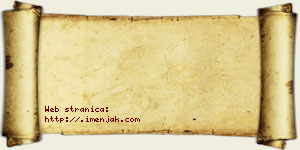 Blaža Kovačević vizit kartica